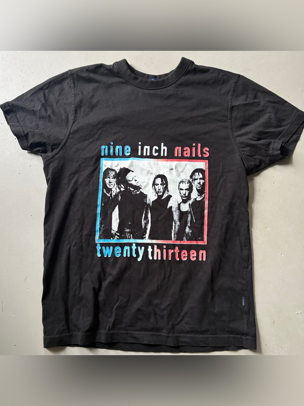 Nine Inch Nails Twenty Thirteen 2013 Tour Concert Band NIN Shirt Sz Large Black
